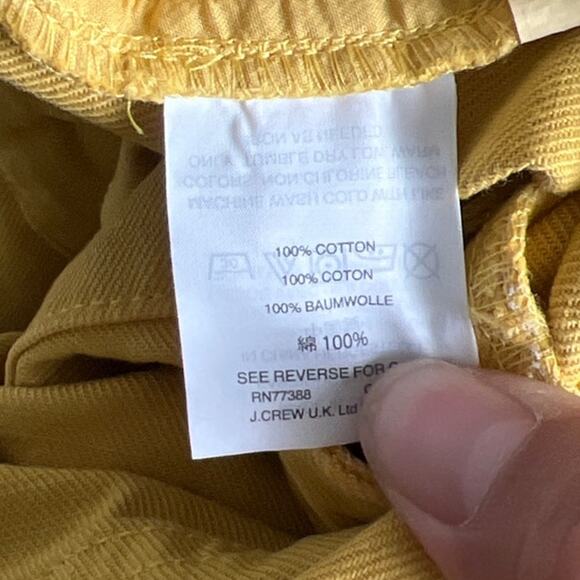 NWT Madewell Women's XS Mustard 100% Cotton Coverall Jumpsuit - Picture 8 of 8